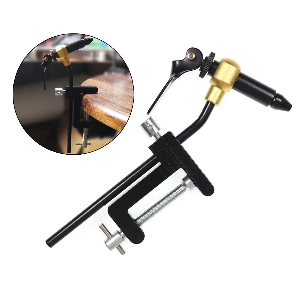 

360° Rotate Fly Tying Tool Fly Tying Vise Clip C-Clip Base Pedestal Base Fishing C-clamp Rotating Pesca Iscas Tackle Tools