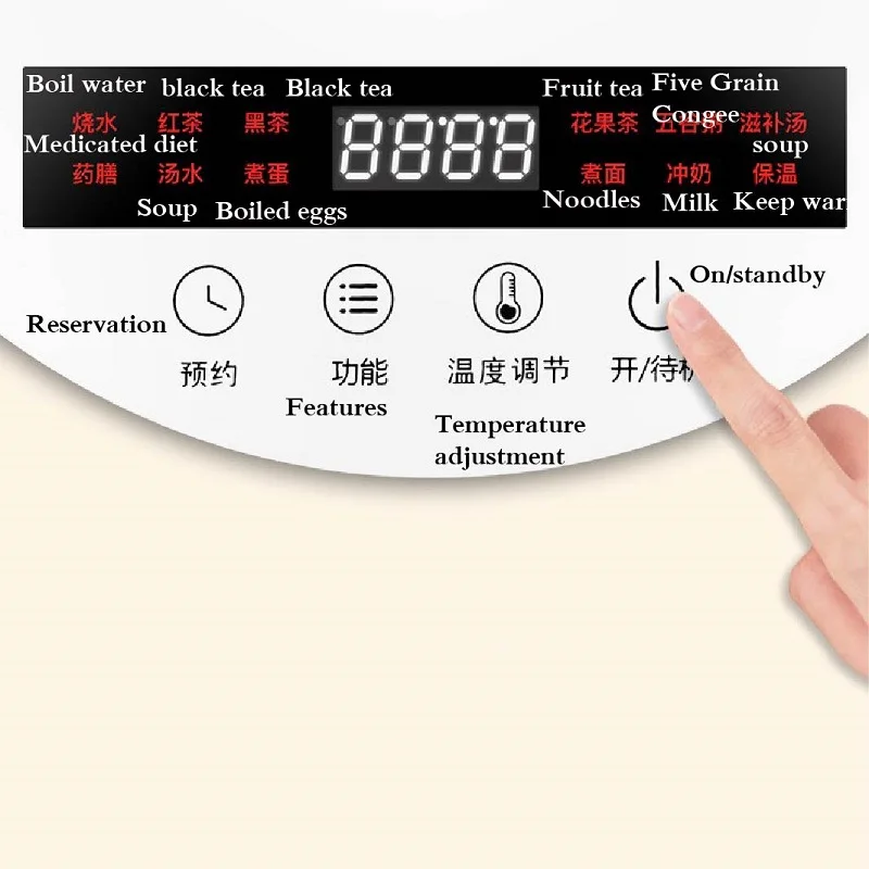 electric kettle intelligent household kettle kitchen appliance multifunctional health pot electric teapot volume 1 8l free global shipping