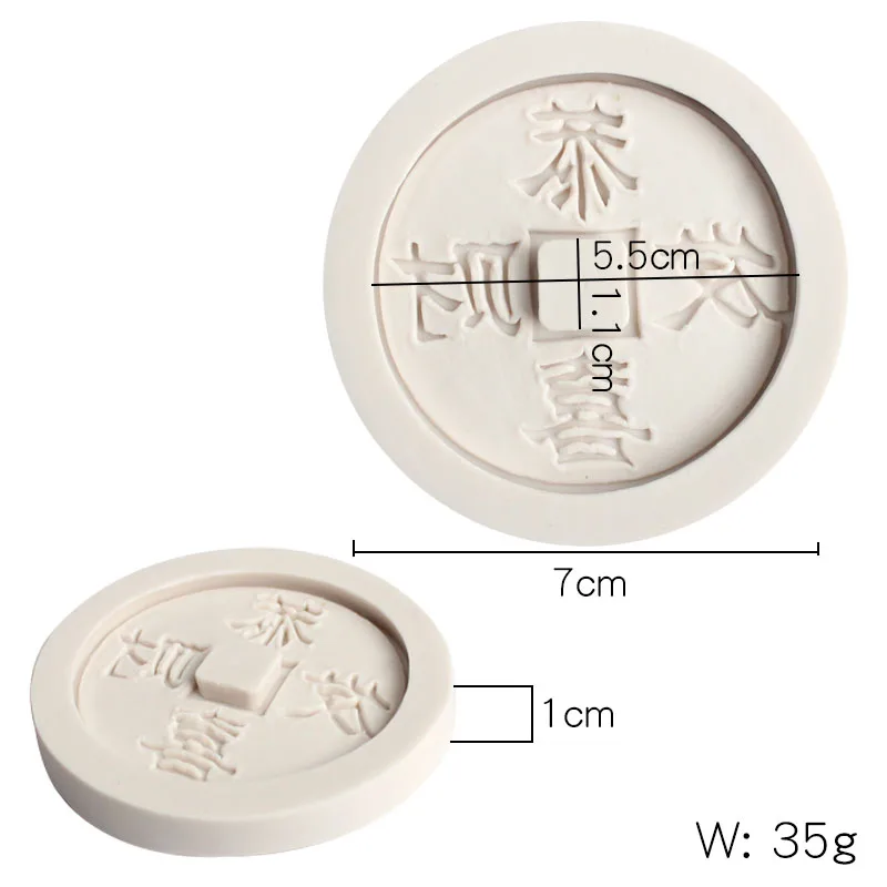 Медная силиконовая форма для монет древние монеты сделай сам помадка штукатурка