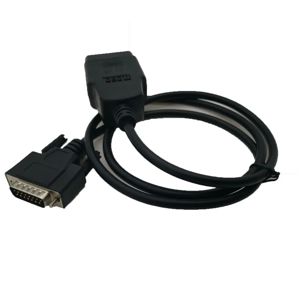 Автомобильный диагностический адаптер OBD Φ 16 Pin Male to DB 15 Female Удлинительный кабель