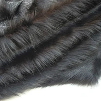 5cm length pure black artificial wool plush cloth fur fabric for mobile phone display cloth jewelry cabinet table cloth