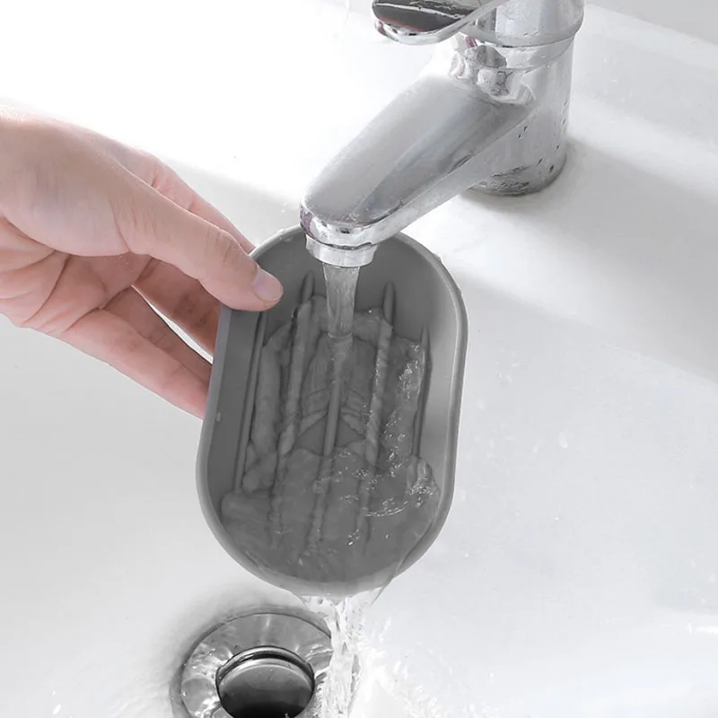 Портативный держатель для мыльницы пластиковая подставка мыла контейнер