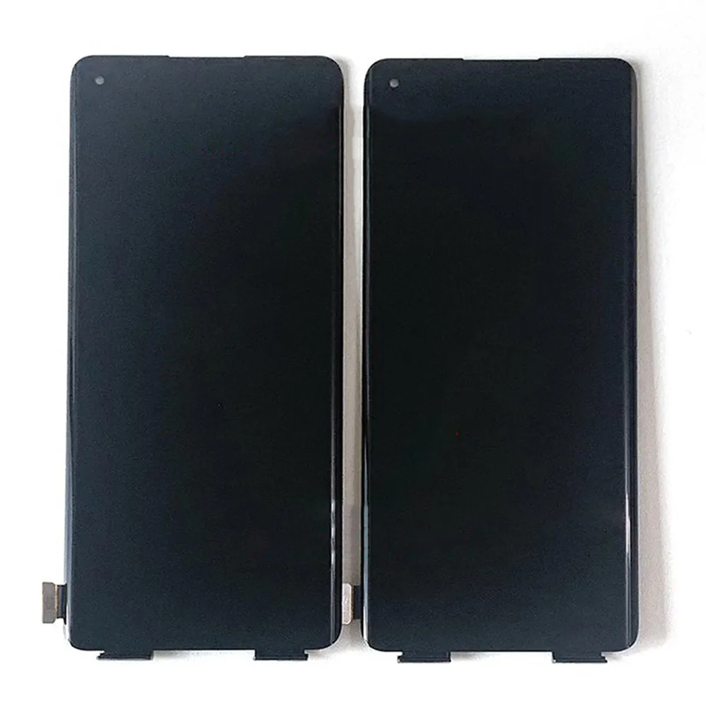 replacement phone touch screen for oneplus 8 smartphone external curved screen glass cover lcd screen assembly free global shipping