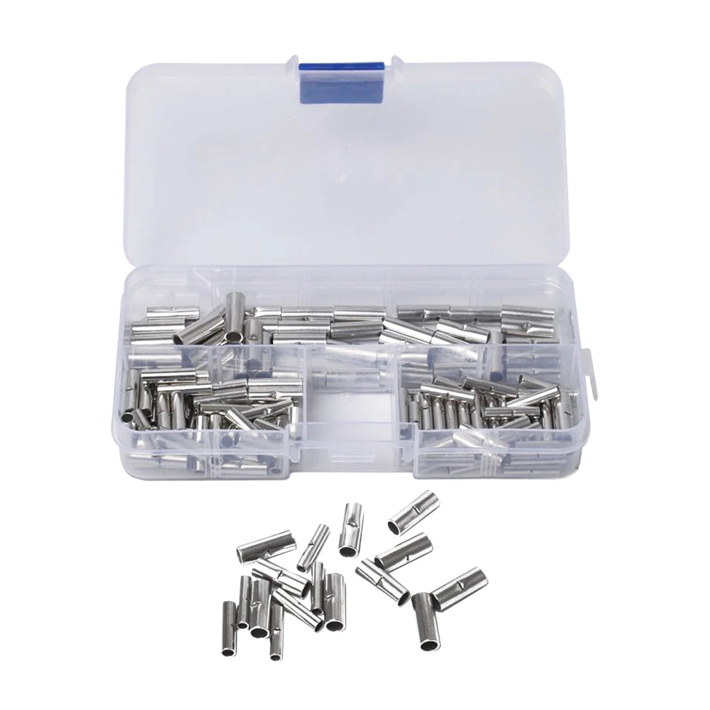 150 шт. медный металлический неизолированный провод наконечник кабеля обжимные