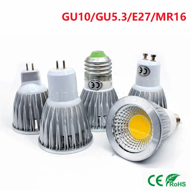 Суперъяркая светодиодная лампа 9 Вт 12 15 красные синие зеленые лампы GU10 GU5.3 MR16