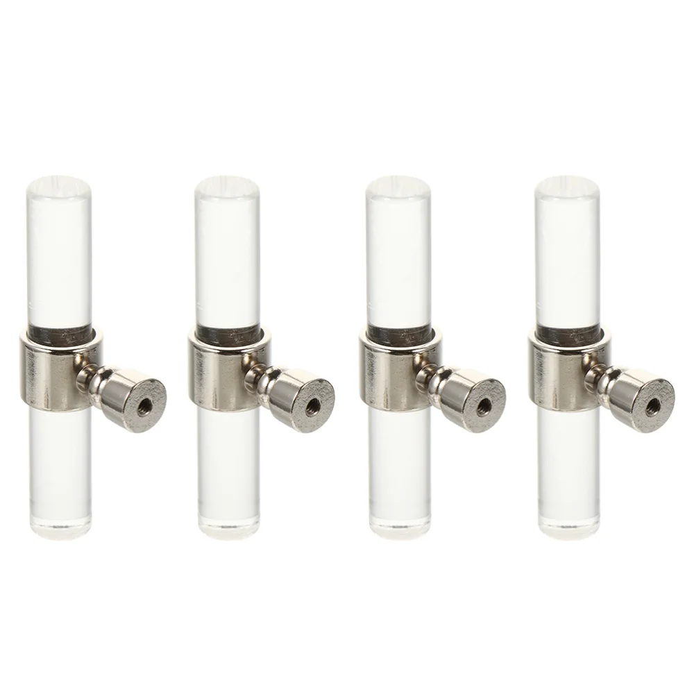 

4pcs Acrylic Door Knobs Multifunctional Cabinet Handles Drawer Pulls