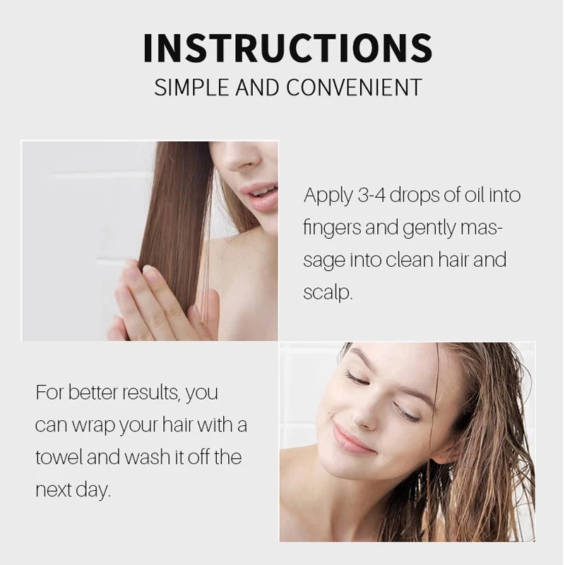 Hair Growth Serum Prevent Loss Fork Promote Regeneration Scalp Care Repair Deep Nourishment Oil Control Anti-Dandruff 30ml |