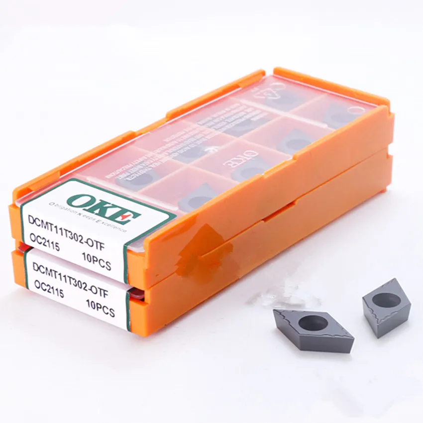 Твердосплавные вставки для ЧПУ OKE DCMT11T302-OTF OC2115/DCMT11T304-OTF OC2115/DCMT11T302-OTF OC2125/DCMT11T304-OTF OC2125