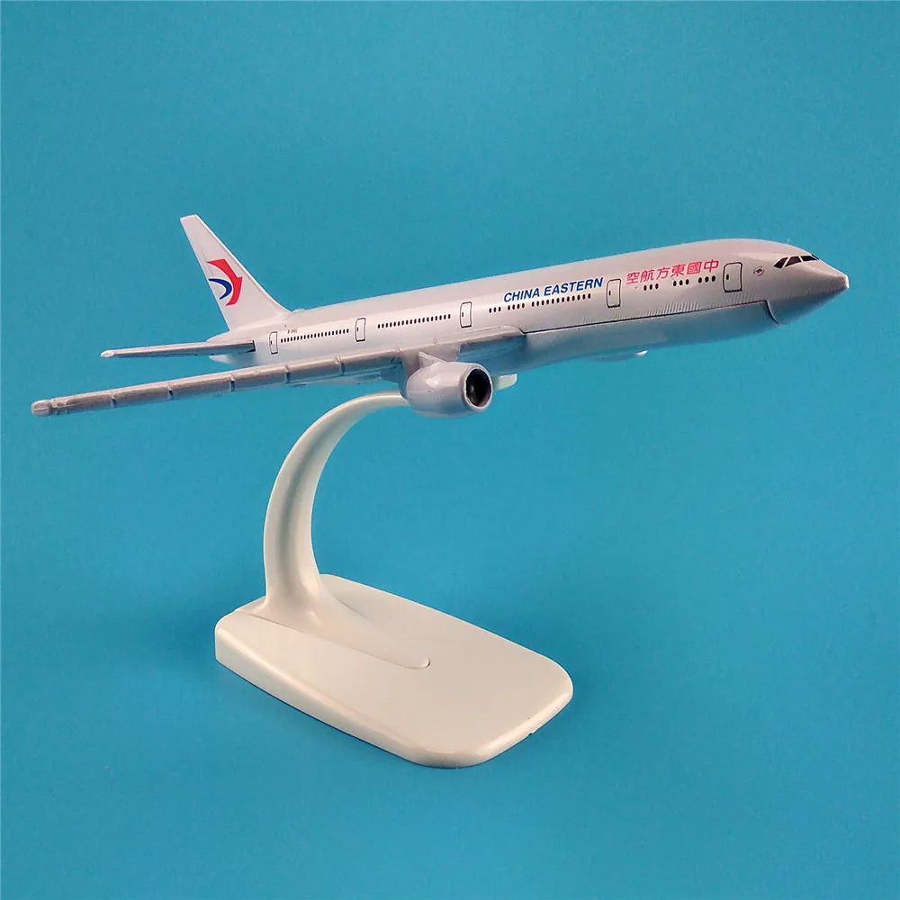 Модель воздушного самолета из сплава 16 см China Eastern Airlines B777 Aircraft Boeing 777 Airways Airplane Model w