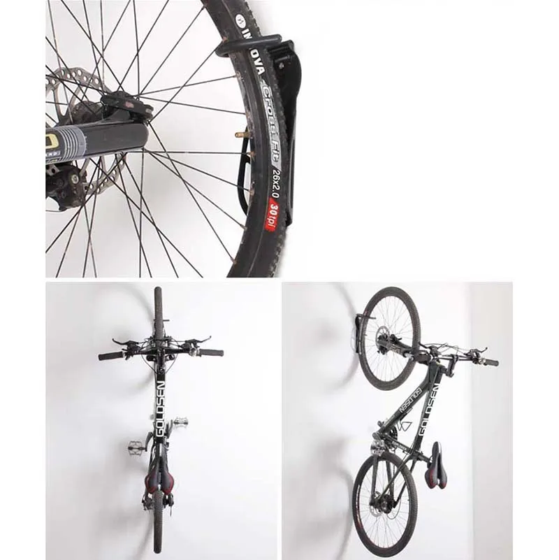 

Bike Wall Stand Holder Mount MTB Road Bike Storage Fixed Hanging Hook Bike Support Stand Bracket Holder Outdoor Cycling Supplies