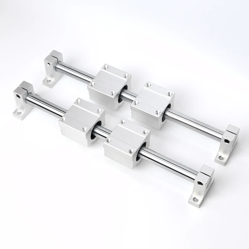 

Linear Rail Slide support for optical guide rail Shaft With Guide Support Bearing Slip Motor for DIY CNC Routers Mills Lathes