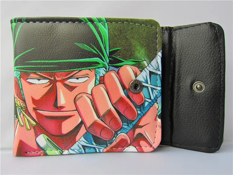 Женский короткий кошелек из искусственной кожи с рисунком пиратского короля