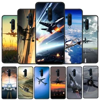 fighter propeller plane aircraft silicone cover for oneplus nord ce 2 n10 n100 9 9r 8t 7t 6t 5t 8 7 6 plus pro phone case shell