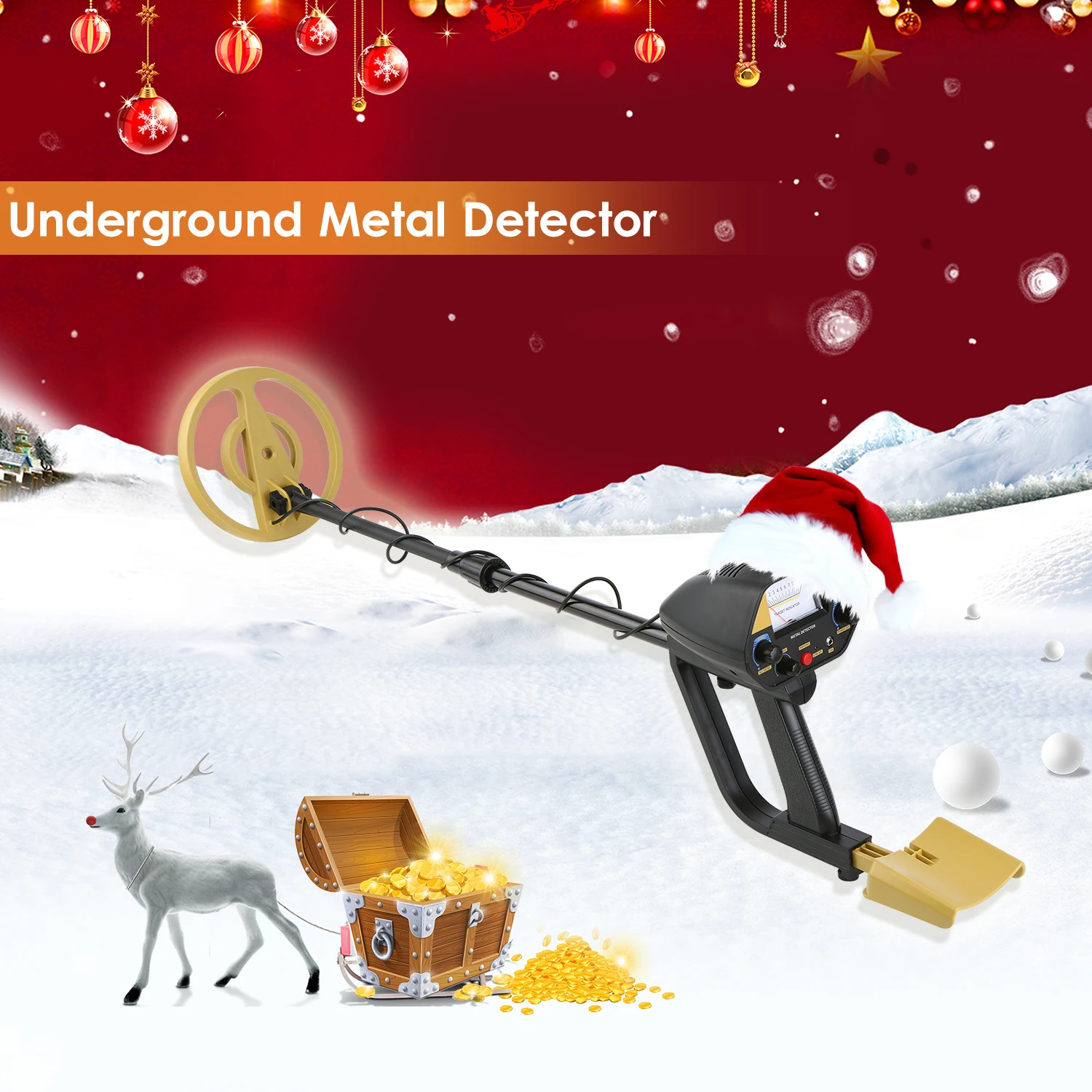 

Handheld Metal Detector High Sensitivity Accuracy Metal Detecting Tool Jewelry Treasure Underground Gold Metal Finder