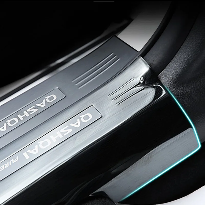 Углеродное волокно дорожная накладка из нержавеющей стали порог приветственная