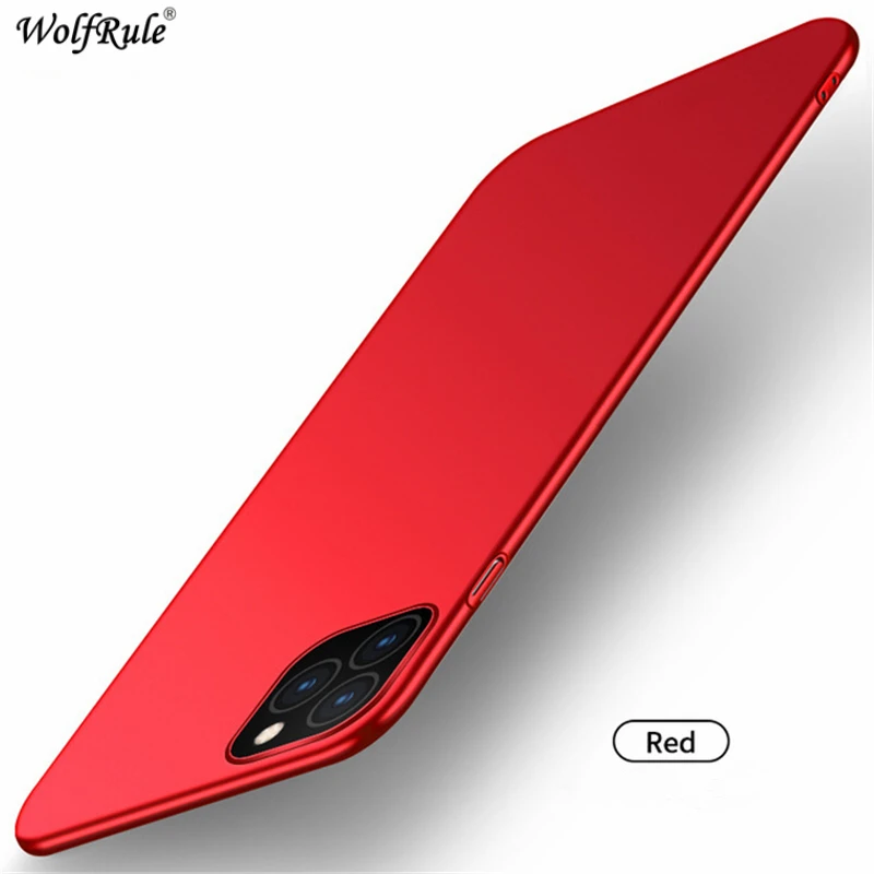 Red Чехол для iphone 11 Pro, чехол, стильный, гладкий, ультратонкий, PC, матовый, чехол для телефона, для iphone 11 Pro, чехол для iphone 11 Pro - Цвет: Red