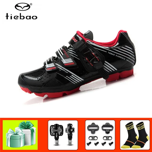 pedals for 1330 B Tiebao sapatilha ciclismo mtb SPD педали Мужская wo Мужская Профессиональная велосипедная обувь самоблокирующаяся суперзвезда спортивная обувь для езды на велосипеде - Цвет: pedals for 1330 B