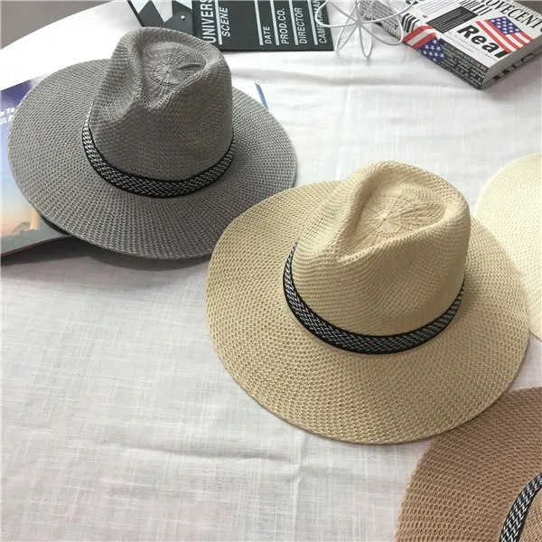 Шляпа мужская хлопковая в этническом стиле модная Панама от солнца для отдыха на