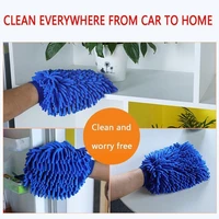 automobile wash cleaning washing microfiber chenille washing t7f1 wash mitt glove auto window dust washer cleani glove auto z9m6