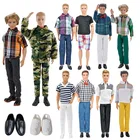 5 предметовпартия классные вещи Кен куклы Барби аксессуары ежедневный Костюм Пара рубашка платье для кен куклы аксессуары для Барби платье