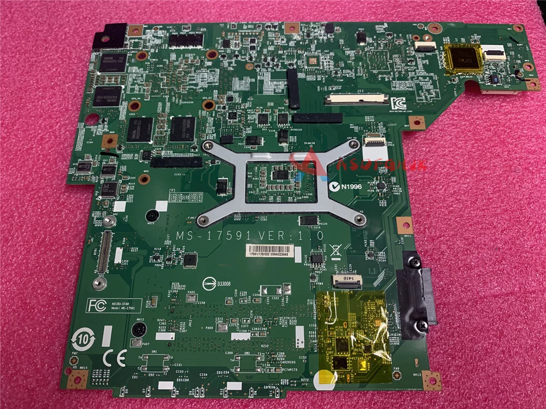 MS-17591 VER 1 0 для msi MS-1759 GE70 материнская плата ноутбука с процессором i7 I5 и GTX850M 100%