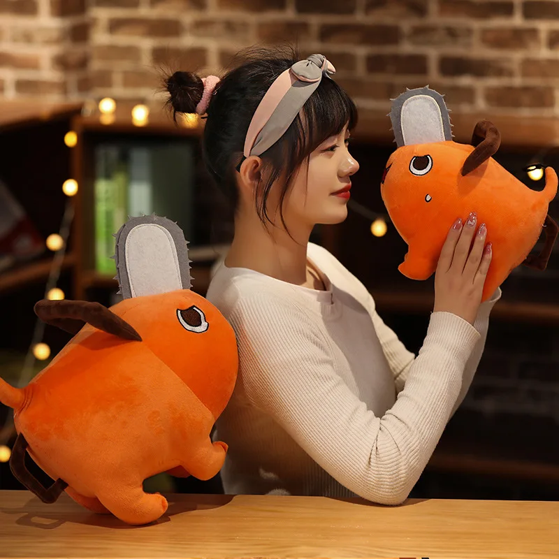 Mu&ntilde;eco de peluche de Pochita para ni&ntilde;os, mu&ntilde;eco de motosierra de Anime de 40CM, almohada de peluche suave Kawaii, coj&iacute;n de colecci&oacute;n, juguetes de Cosplay-2