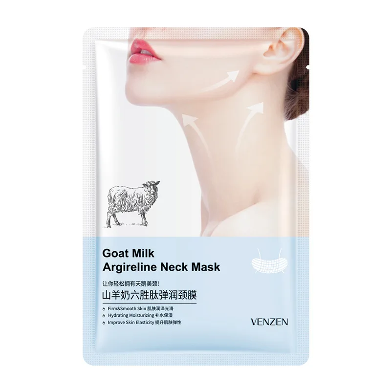 

20PCS Fanzhen Goat Milk Six-peptide Elastic Moisturizing Neck Mask