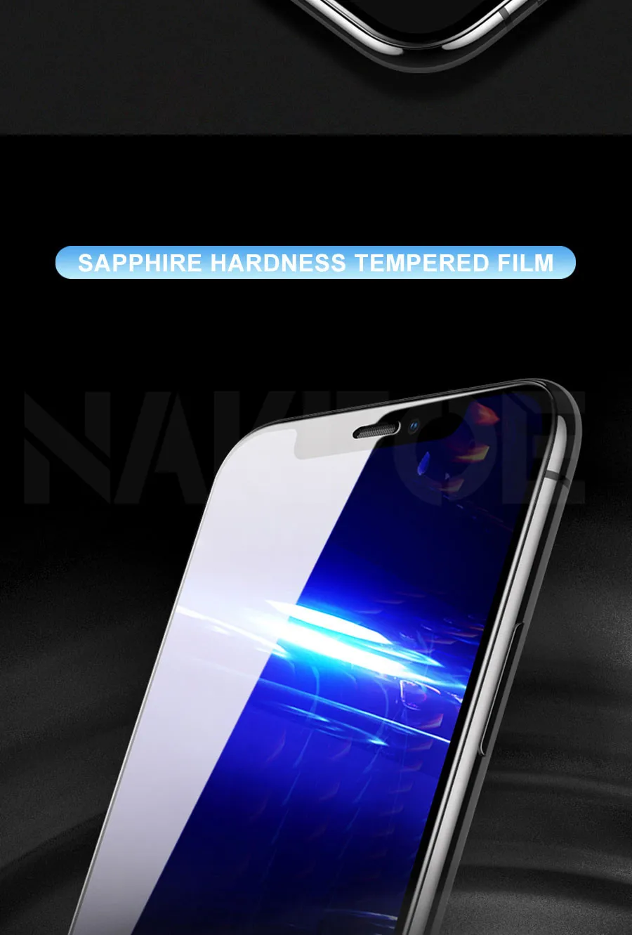 200D полное покрытие защитное стекло на iPhone X XR XS 11 Pro Max Закаленное стекло протектор экрана iPhone 8 7 6 6S Plus стеклянная пленка