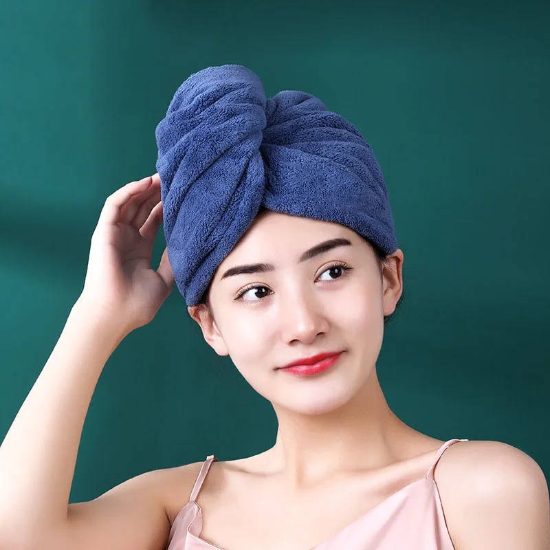

Microfiber Towel Reusable Towels Quick Drying Solid Color Super Absorbent Quick Drying Towelie Towel Shower Caps Bath Washcloth