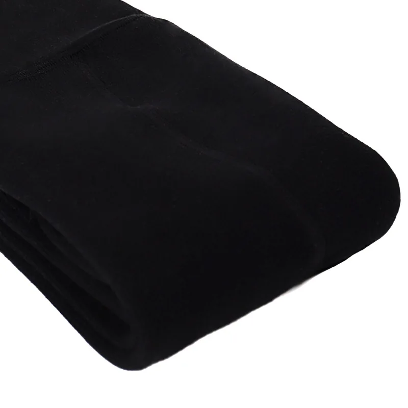400g Large Size Plus Women Tights Pantyhose Sexy Tights Thicken Warm Winter Velvet Imitation black Thick Girls Stockings 070 - Color: black