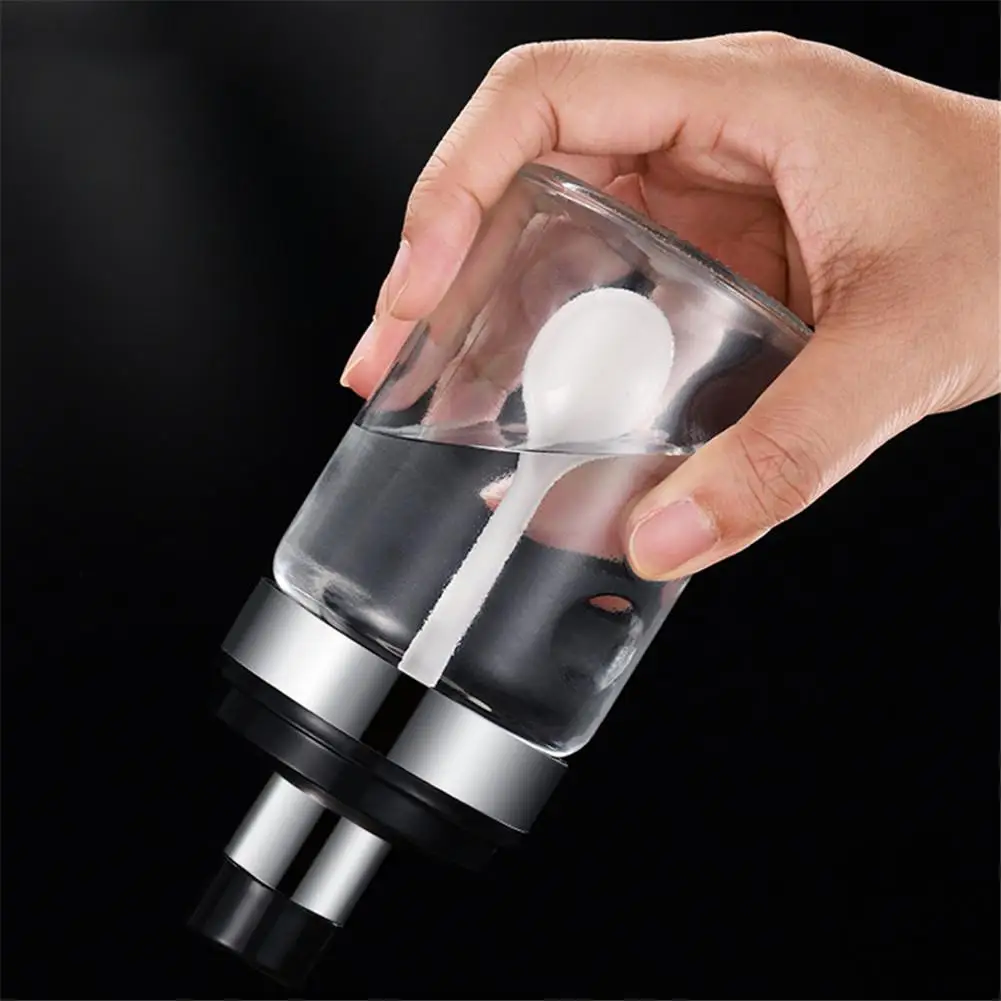 Кухонная банка для специй масла с кистью прозрачная стеклянная коробка приправ и