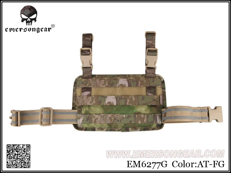 ATFG Emersongear Emerson модульная Rife Leg панель сумка тактическая Молл падение ножная сумка охотничий пистолет кобура Спорт на открытом воздухе Молл Сумка - Цвет: ATFG