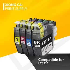compatible for lc3311 lc3311 lc3311xl compatible ink cartridge for brother mfc j491dw mfc j497dw mfc j690dw mfc j895dw printer free global shipping