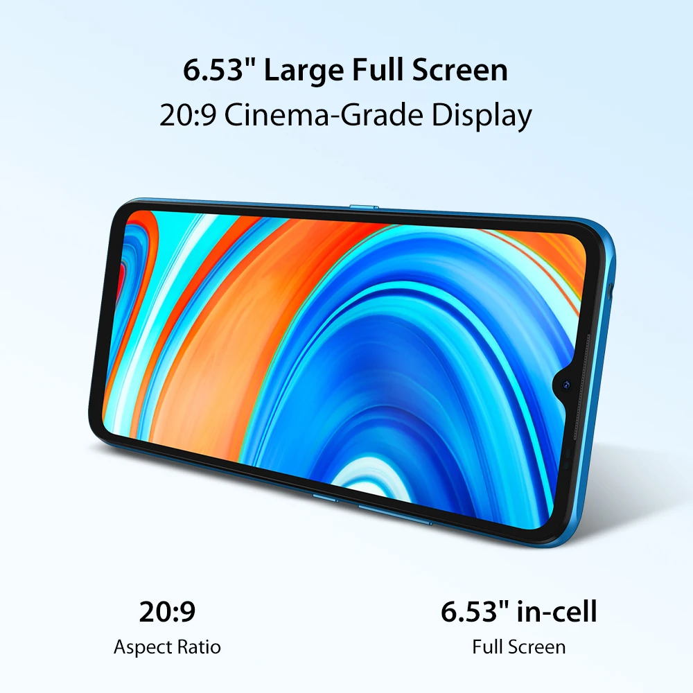 Смартфон UMIDIGI A9 Android 11 глобальная версия дюйма Helio G25 восемь ядер 3 ГБ + 64 6 53 тройная