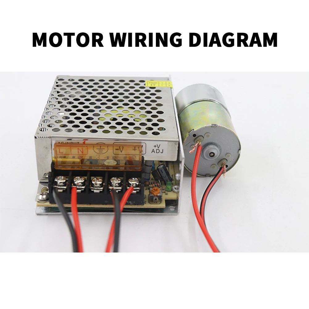 

XD- 37GB520 Miniature DC deceleration motor 12V slow speed motor 10W speed reversing low speed DC High Torque Micro Motor