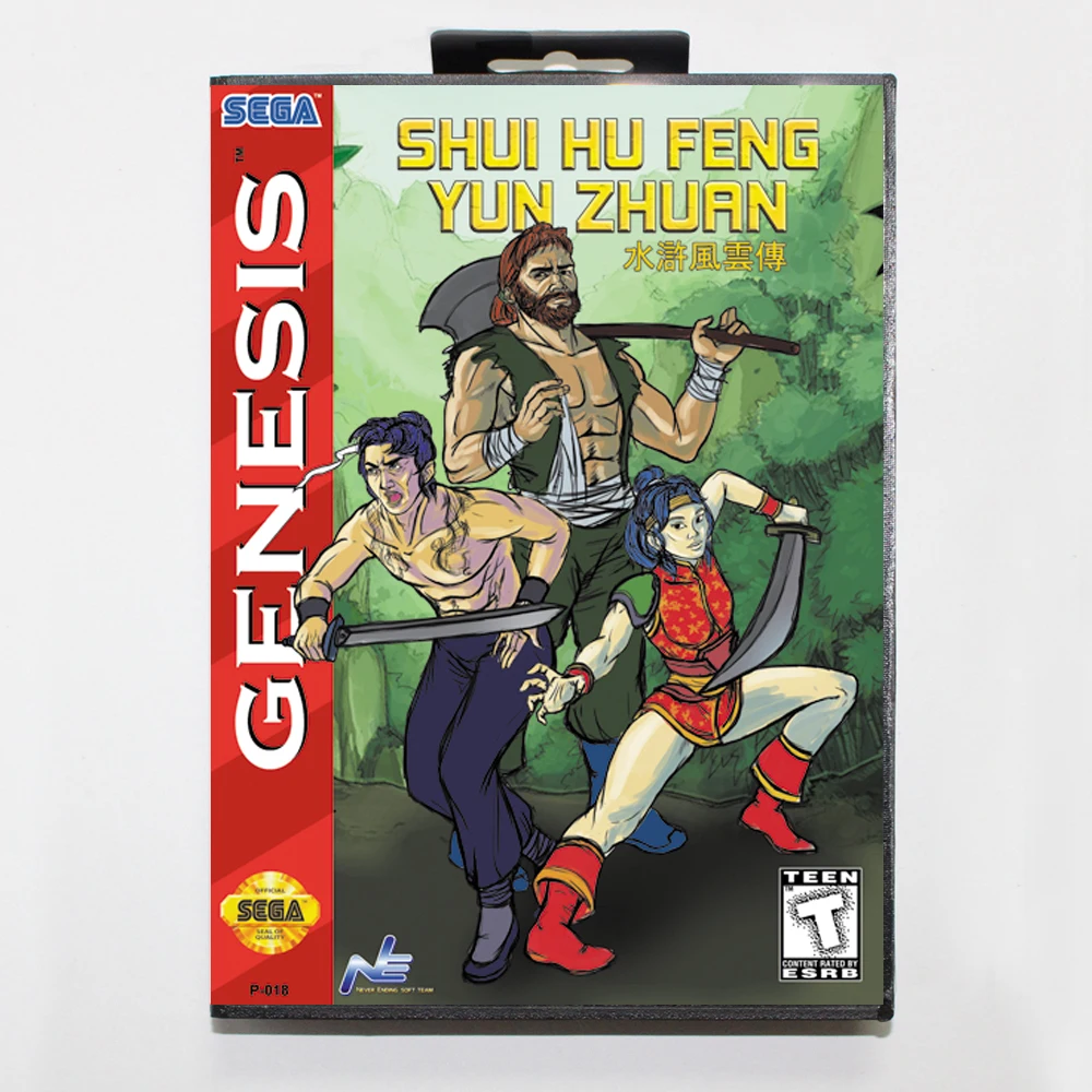 

Игровая карта Shui Hu - Feng Yun Zhuan 16 бит MD для Sega Mega Drive/ Genesis в розничной упаковке