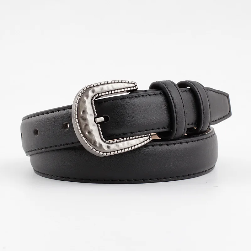 

2020 Women's Fashion High Quality Vintage Cave Pin Buckle Belt Luxury Thin Leather Belt Designer Belt Jeans Dress