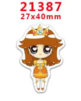 PR-21387 Наборы для творчества Герой мультфильма с плоской задней частью Плоские наклейки 30 штук. PR-21377-21554 - Цвет: PR-21387