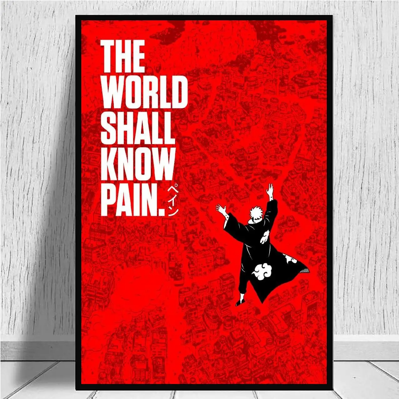 

Best Anime Quotes Pain Canvas Wall Anime Art Print Modern Poster Wall Pictures Living Room Decor No Frame