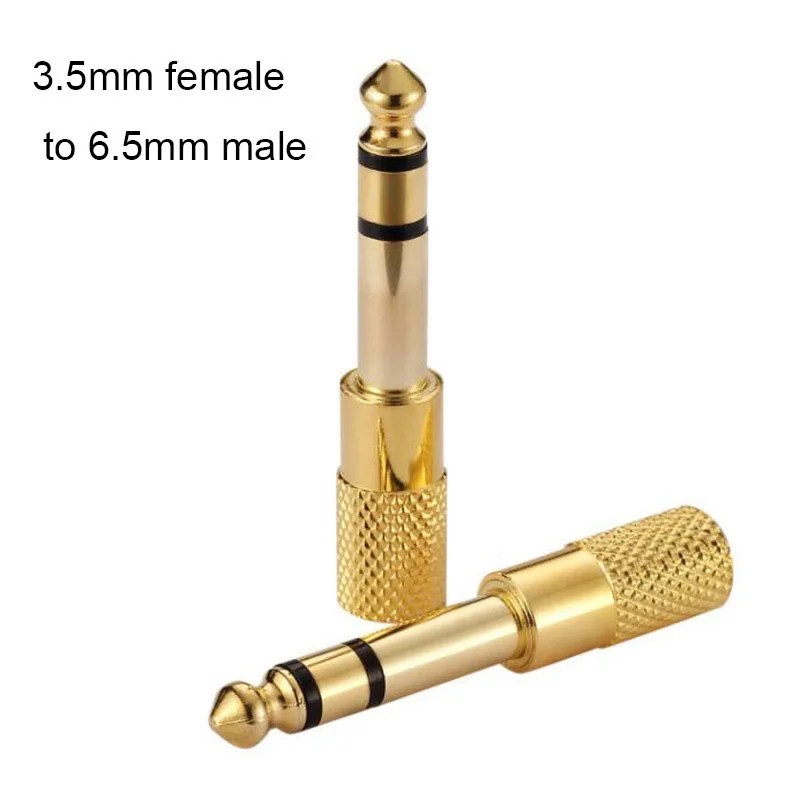 

3.5mm Male to 6.5mm Female Jack Audio Adapter Stereo Headphone Home Connectors Adapter Microphone Speaker Converter Electrical U