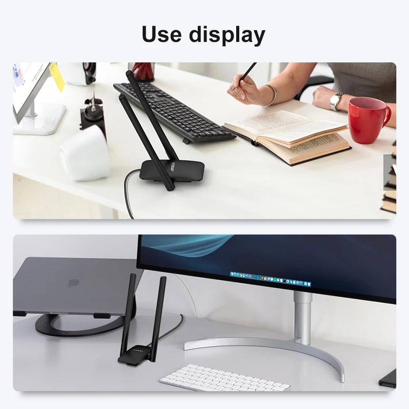 Беспроводной Wi-Fi адаптер EDUP 2 4 Мбит/с USB3.0 сетевая карта 5 8G и G двухдиапазонный