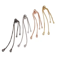 20pc rack plating environmental brass chain bracelet makings cadmium free lead free for bracelets diy making