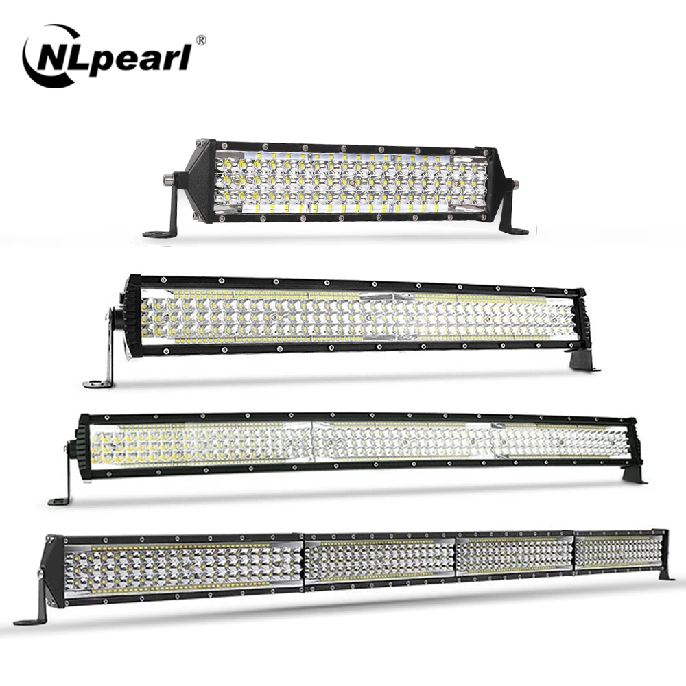 Nlpearl 12 42 дюйма светодиодный светильник бар/рабочий бар Offroad 12V 24V комбинированного
