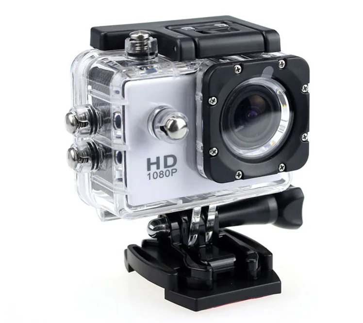 HD 1080P экшн-камера DV Sport 2,0 lcd 170D объектив водонепроницаемый pro Hero стиль камеры аксессуары для наружного действия - Цвет: White