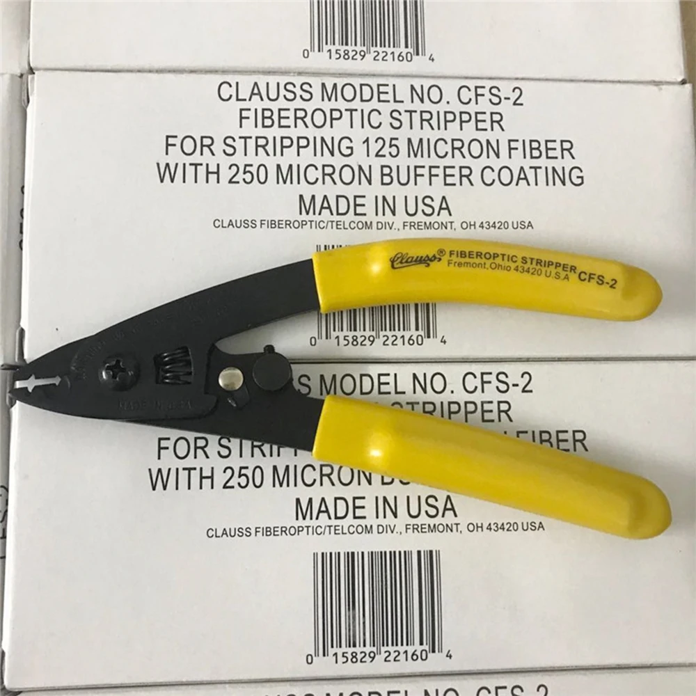 

Clauss CFS-2 Fiberoptic Stripper For Stripping 125 Micron Fiber with 250Î¼m Buffer Coating Fremont Ohio 43430 Made in USA