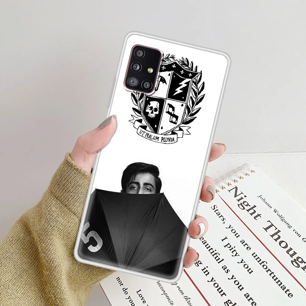 

Umbrella Academy Silicone Phone Case For Samsung Galaxy A51 A50 A71 A21s A31 A41 A10 A20 A70 A30 A12 A02s Soft TPU Cover Coque