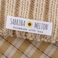 custom sewing label custom clothing labels fabric tags logo or text cotton ribbon custom design md1078