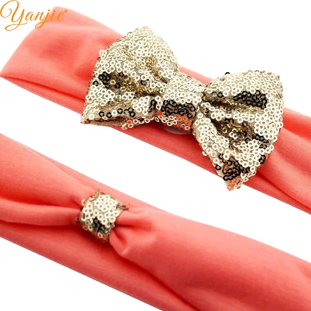 Набор из хлопковой повязки для мамы и детей мягкие эластичные бантики волос с