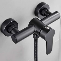 304 stainless steel bathroom shower faucets triple bathtub faucet hot and cold water mixer valve nozzle tap wall mounted