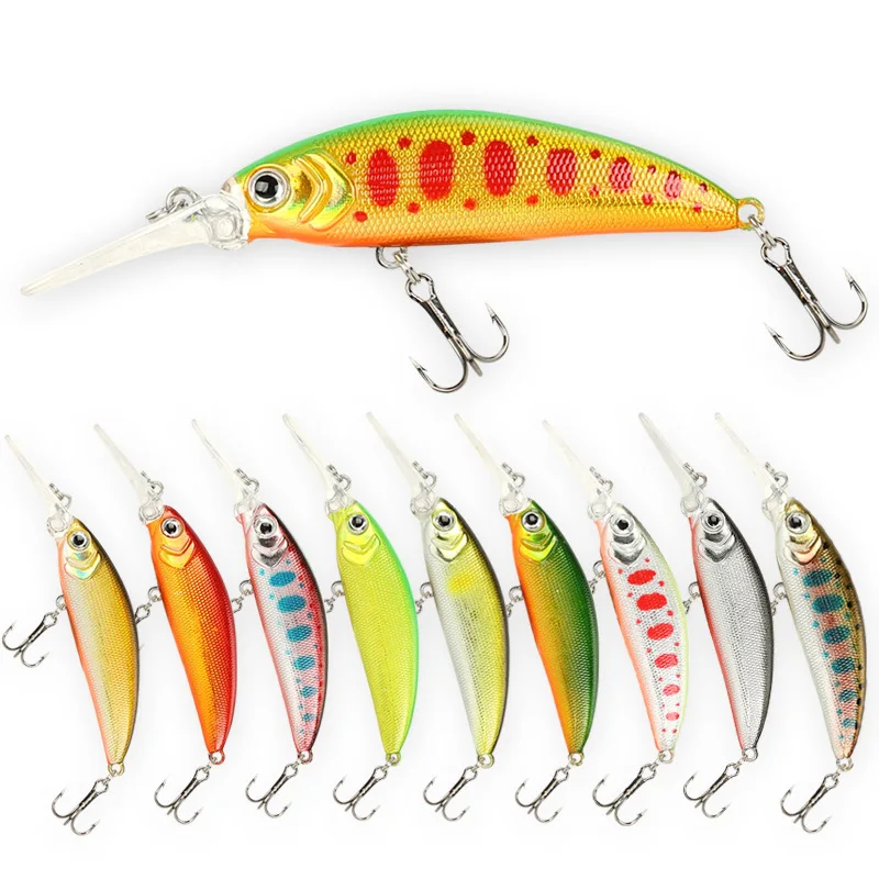 

1PCS 5cm 5g Lures Fishing Floating Artificial Hard Bait Sinking Minnow Trout Lure Wobbler Japan Fishing Tackle